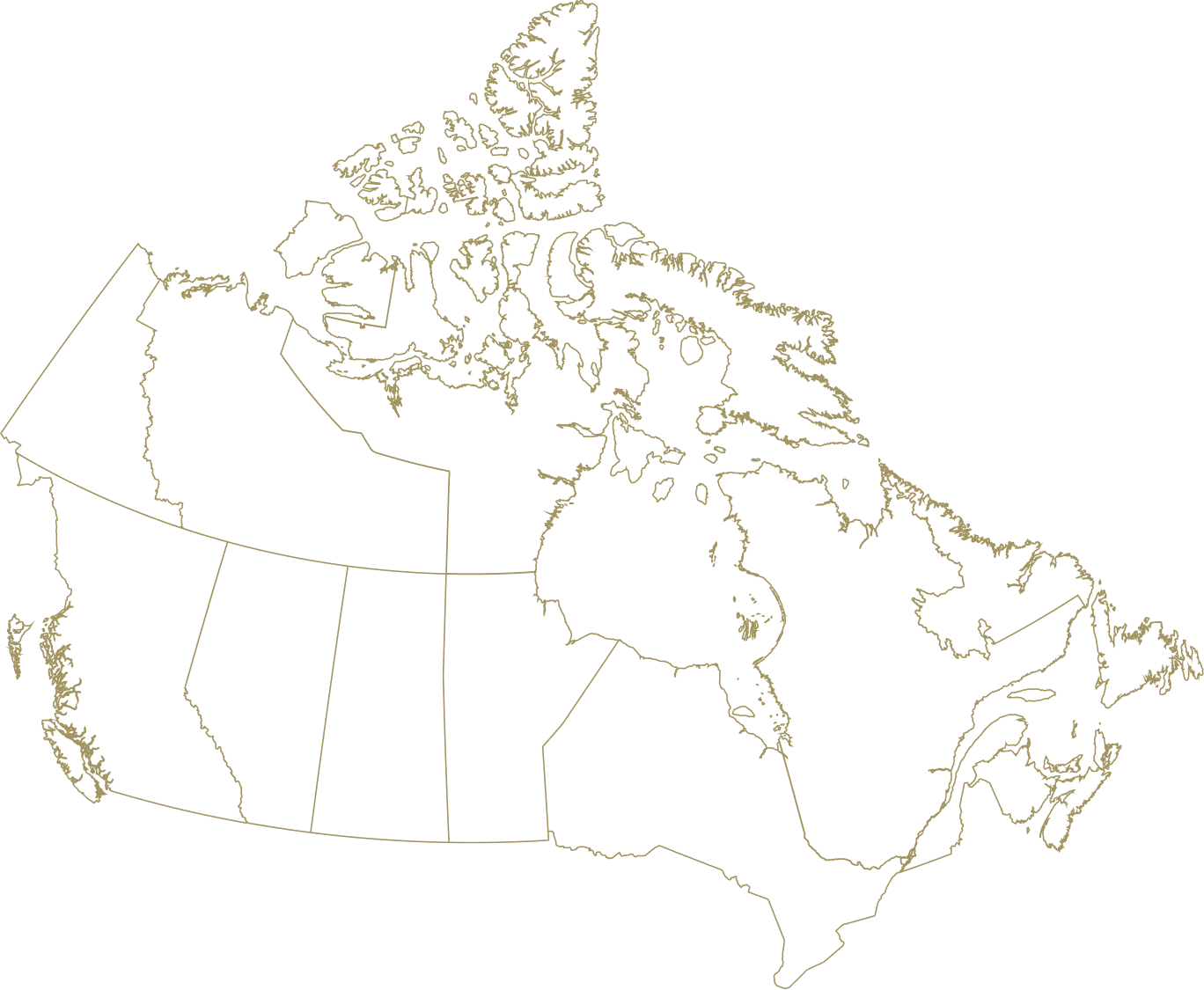 Map of Canada